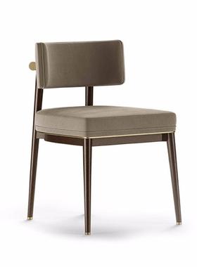 WGX-2007椅子现代简约实木餐椅 北欧设计师椅子 客厅椅子 靠背椅