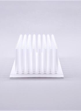 EDO 酶标板 透明 可拆卸8孔条 白色框架 灭菌,5块/盒,20盒/箱