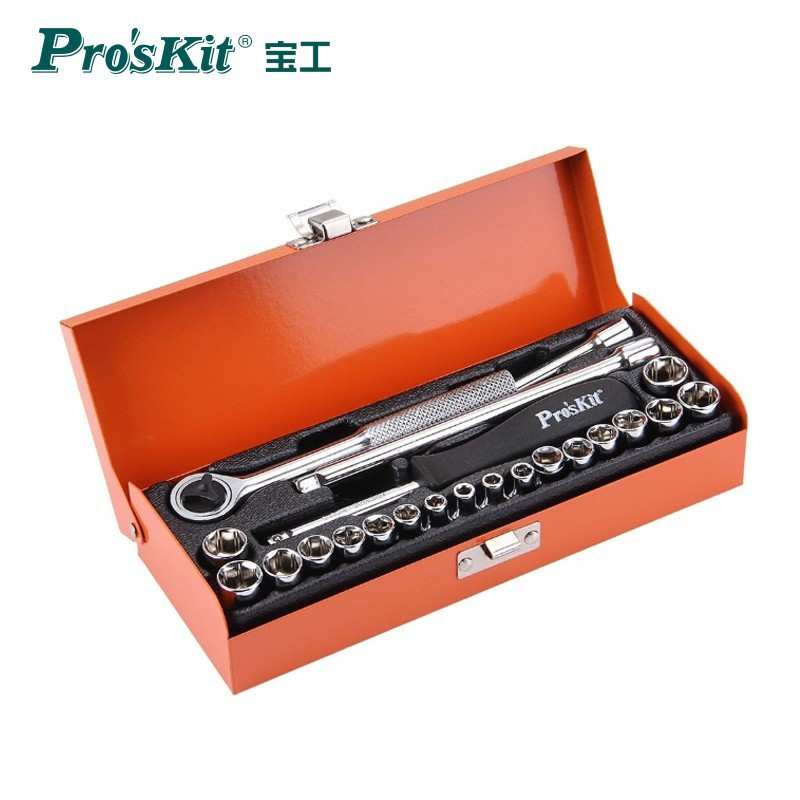 宝工(Pro'sKit)8PK-SD016多功能套筒起子组螺丝刀套装23件组