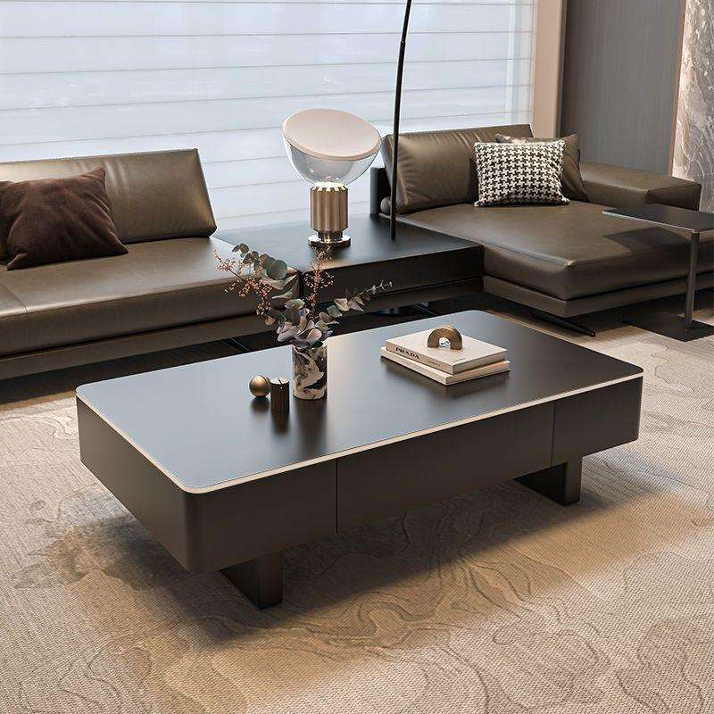 2025新款茶几客厅长方形岩板茶几小户型现代简约客厅家用茶桌耐看