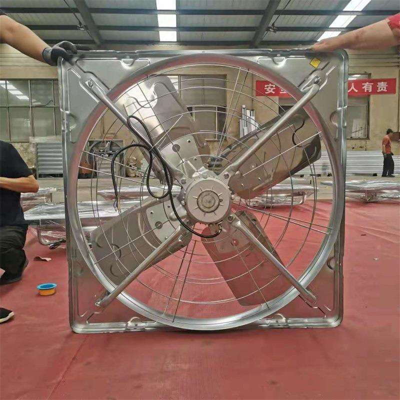 养殖大棚牛舍风机温室牛场风机 牛场悬挂风机 通风换气降温设备