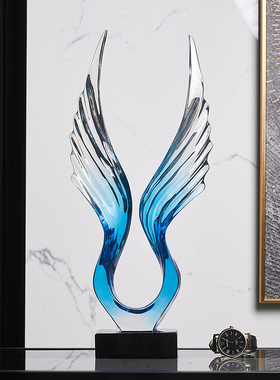 酒柜装饰品摆件电视n柜水晶艺术办公室客厅玄关高级感轻奢高档饰