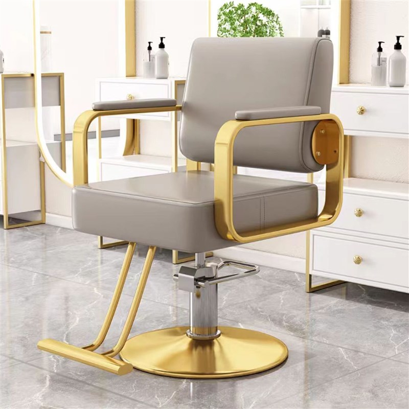 理发店椅子网红美发店椅子发廊专用高档剪发N升降旋转烫染椅子高
