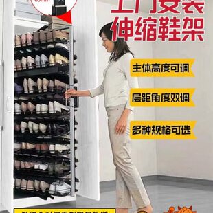 柜包安装 架360度多层家用收纳五金配件不锈钢超薄旋转鞋 旋转鞋