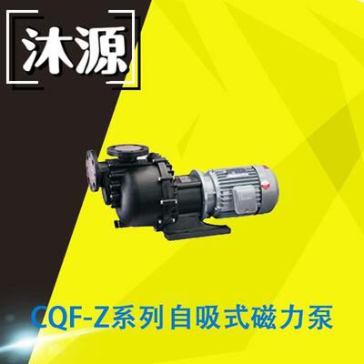 沐源CQF-Z系列自吸式磁力泵GFRPP PVDF材质耐强酸碱泵污水泵