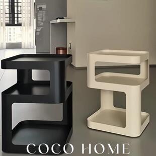 【碳素钢架】现代简约风铁艺床头柜客厅沙发小茶几桌子角几小桌子