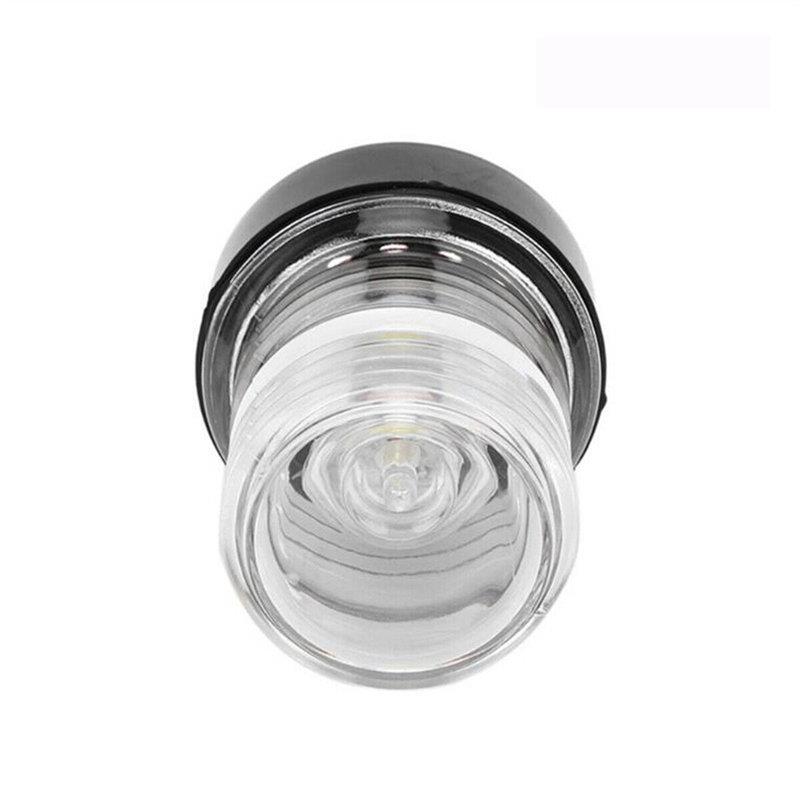 黑/白色360度12VLED/钨丝尼龙底座船舷灯航行灯船用五金 游艇配件