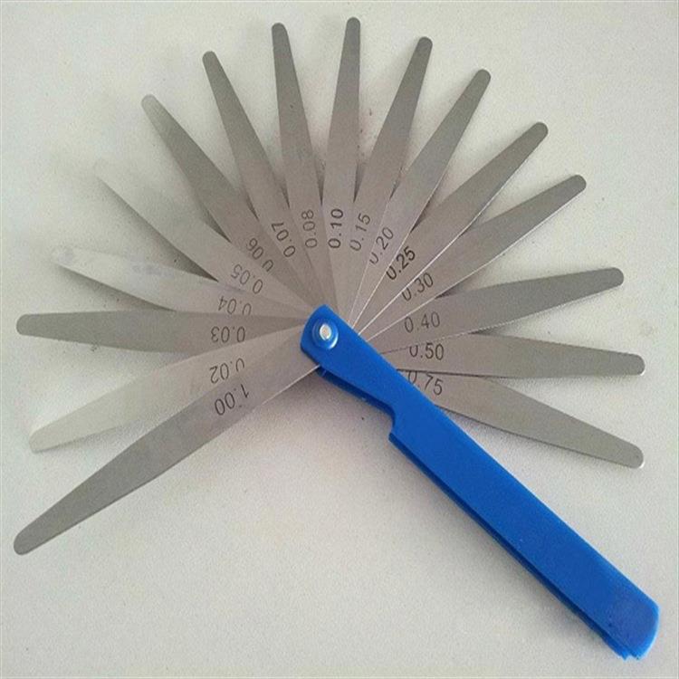 供应塞尺不锈钢塞规单片间隙尺片间隙尺0.02-1.0MM厚薄测量塞尺