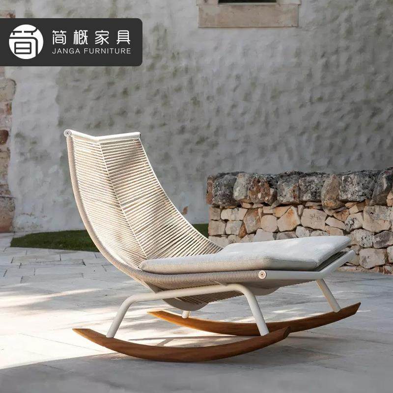 户外藤编摇椅沙发庭院阳台懒人休闲躺椅室外度假村日光浴摇椅茶几,3C数码配件,USB灯,淘宝优惠券,粉丝福利购,淘宝优惠卷