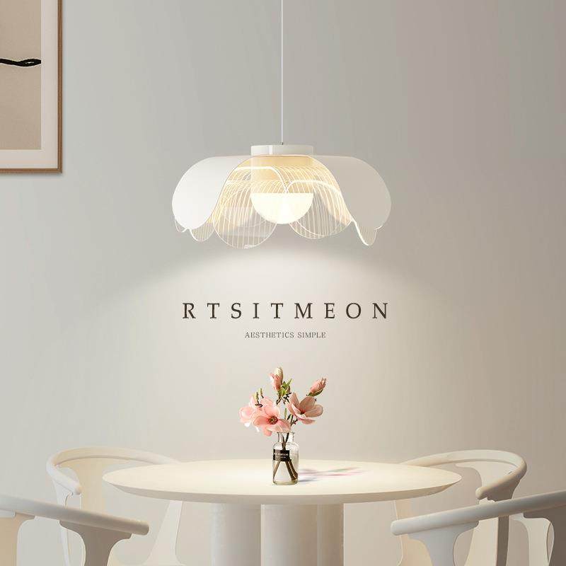 全光谱奶油风网红创意花朵灯商铺前台吧台极简饭厅餐桌过道吊灯,3C数码配件,USB灯,淘宝优惠券,粉丝福利购,淘宝优惠卷