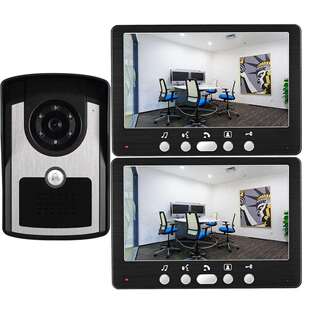 山一视达 7寸可视对讲系统门铃IP55级高清防水可视门禁系统