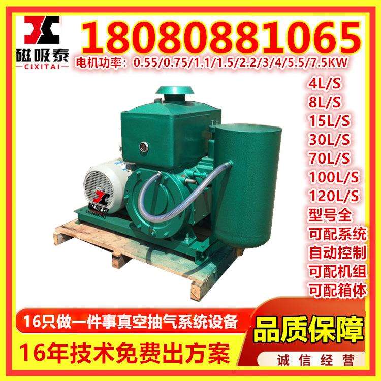 石家庄旋片式真空泵卧式工业气体输送真空泵2X30系列旋片式真空泵