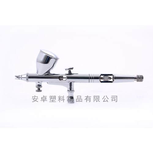 供应HD-180喷笔0.2mm口径9cc料壶双动外调笔身镂空 美术模型喷笔
