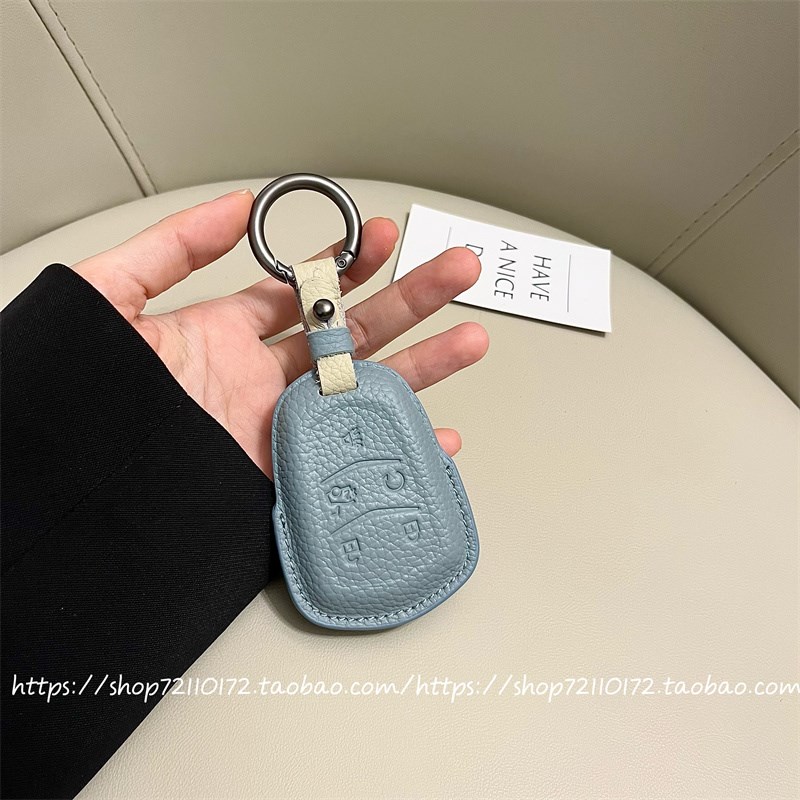 适用凯迪拉克xt4钥k匙套xt5 xt6 ct5 ct6 ct4款xts壳atsl车真皮包