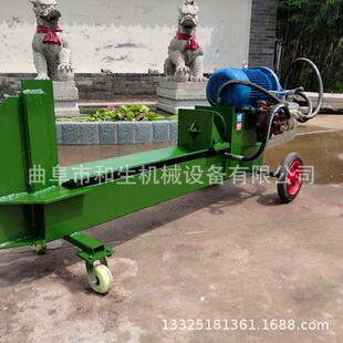 电动液压多瓣劈木机卧式劈柴机手动液压树墩破材机杂木果树破木器