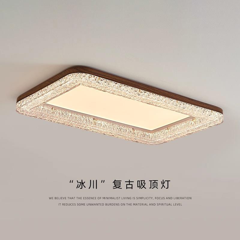 圆形卧室灯极简轻奢现代简约吸顶灯超亮内发光全光谱高档灯