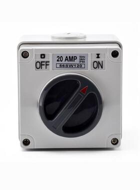 56sw120 户外工业防水开关 澳式旋钮 防漏电开关