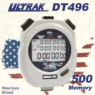 电子秒表DT496定尔志ULTRAK奥赛克500道3排显示计时器田径训练