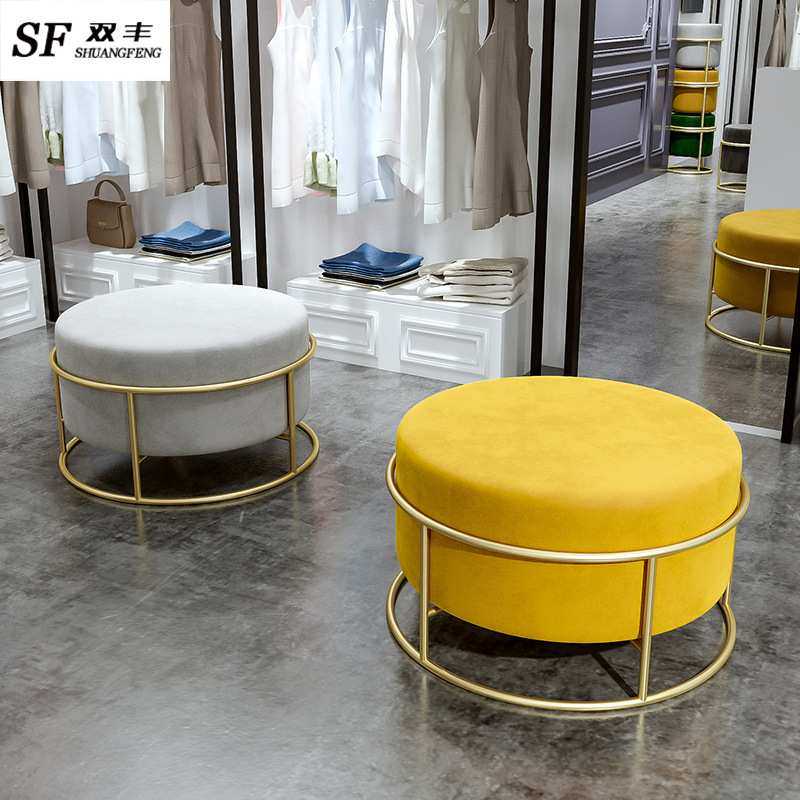 现代简约布艺玄关凳 服装店创意圆形休息凳矮凳家用卧室梳妆凳,模玩/动漫/周边/娃圈三坑/桌游,模型制作工具/辅料耗材,淘宝优惠券,粉丝福利购,淘宝优惠卷