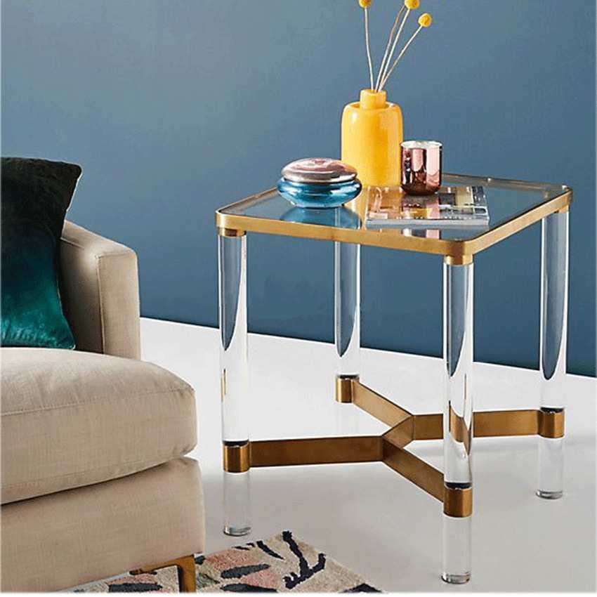 亚克力透明边几现代简约艺术感方桌置物架床头柜轻奢高级感,模玩/动漫/周边/娃圈三坑/桌游,模型制作工具/辅料耗材,淘宝优惠券,粉丝福利购,淘宝优惠卷