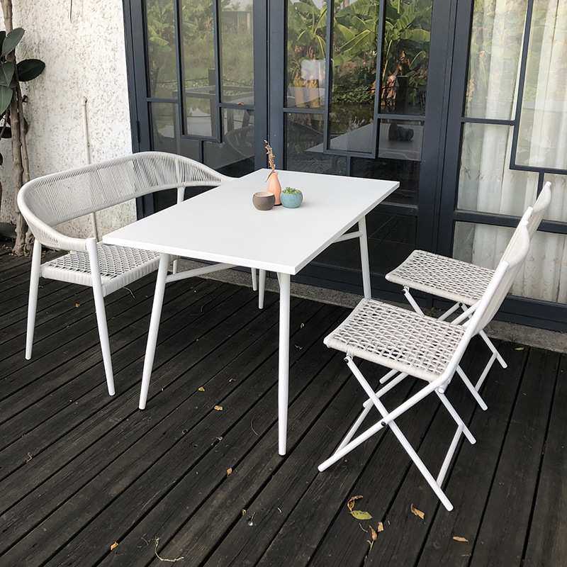 户外桌椅白色咖啡奶茶店露台阳台简约可折叠藤椅庭院花园桌椅组合,模玩/动漫/周边/娃圈三坑/桌游,模型制作工具/辅料耗材,淘宝优惠券,粉丝福利购,淘宝优惠卷