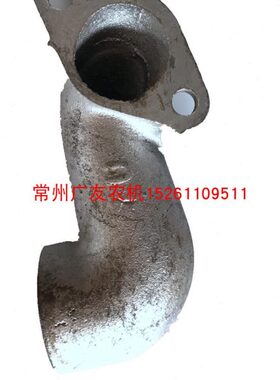 常州常柴常发单缸柴油机配件ZS1125 1130 进气弯管 排气弯管正品