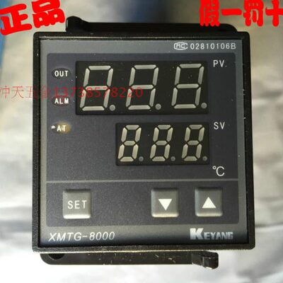 正宗科洋XMTG-8000 Pt100 智能温度调节仪 B8482 固态输出温控仪