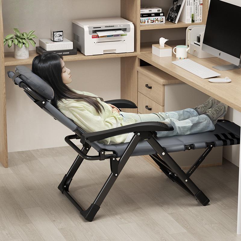 躺椅折叠办公室午睡椅家用阳台休闲舒适靠椅子靠背沙发懒人椅