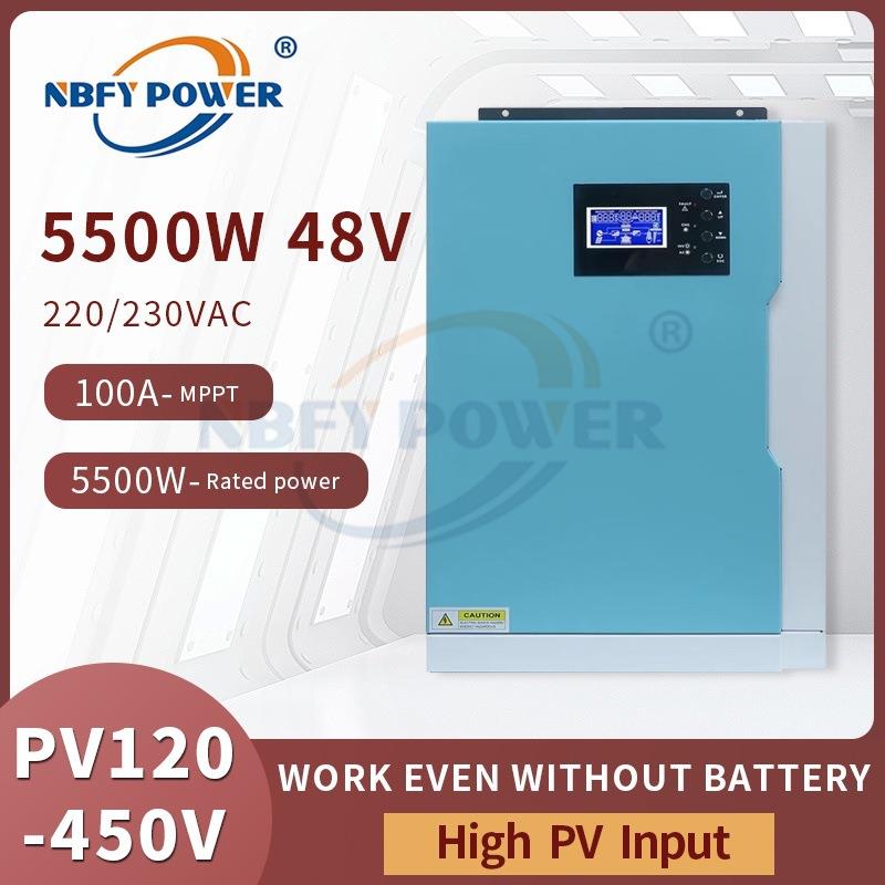 3.5KW 5.5KW太阳能逆控一体机100A MPPT 支持无电池 PV500V