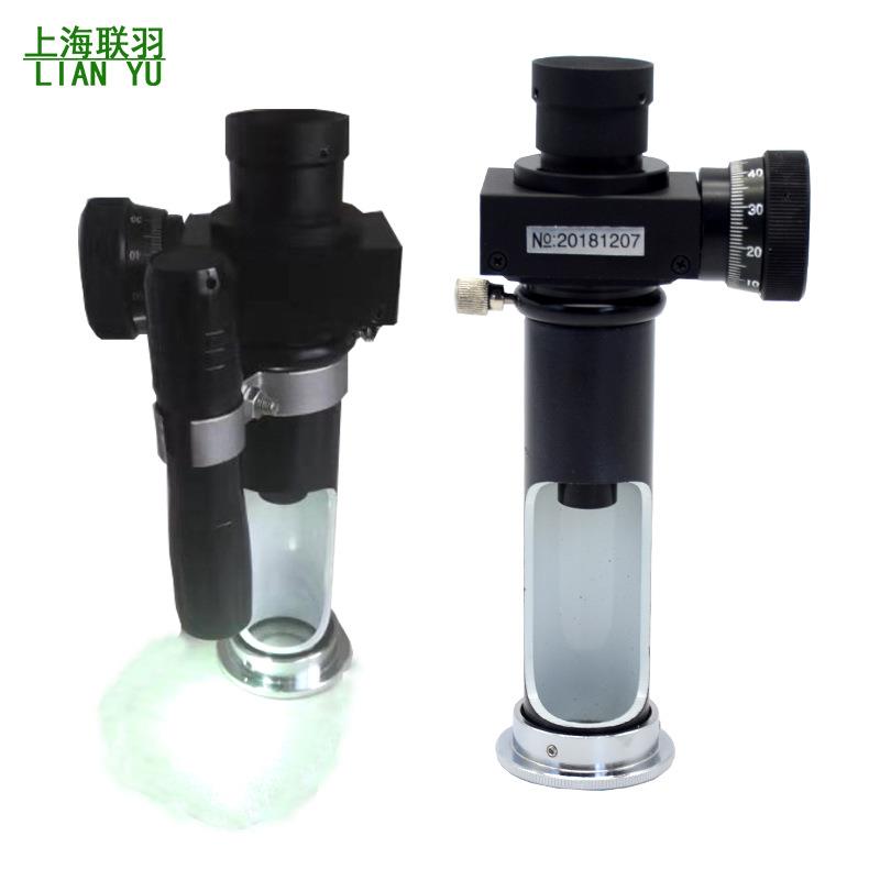 JC-10读数显微镜20倍光学测量显微镜JC-5便携式40x配套布氏硬度计