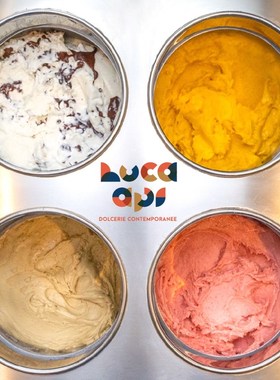 Pozzetti冰i淇淋柜专用容器3.5L桶7L圆桶304不锈钢IFI意菲展示柜