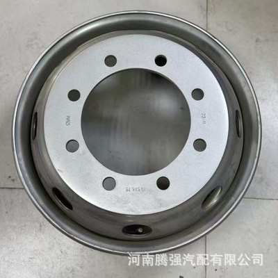 货车钢圈245/70R19.5公制轮胎钢圈加厚公路运输车轮胎