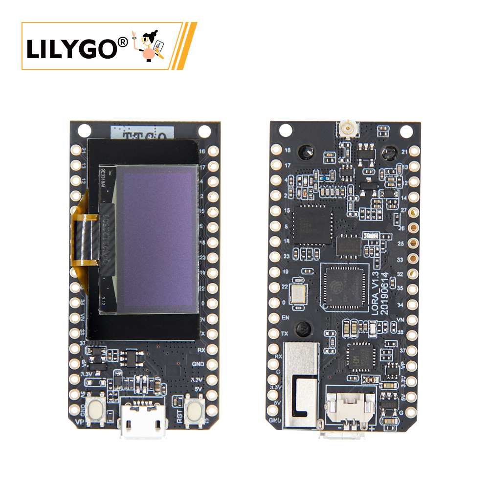 LILYGO LORA32 V1.3 868MhzESP32 0.96英寸OLED无线WIFI蓝牙模块