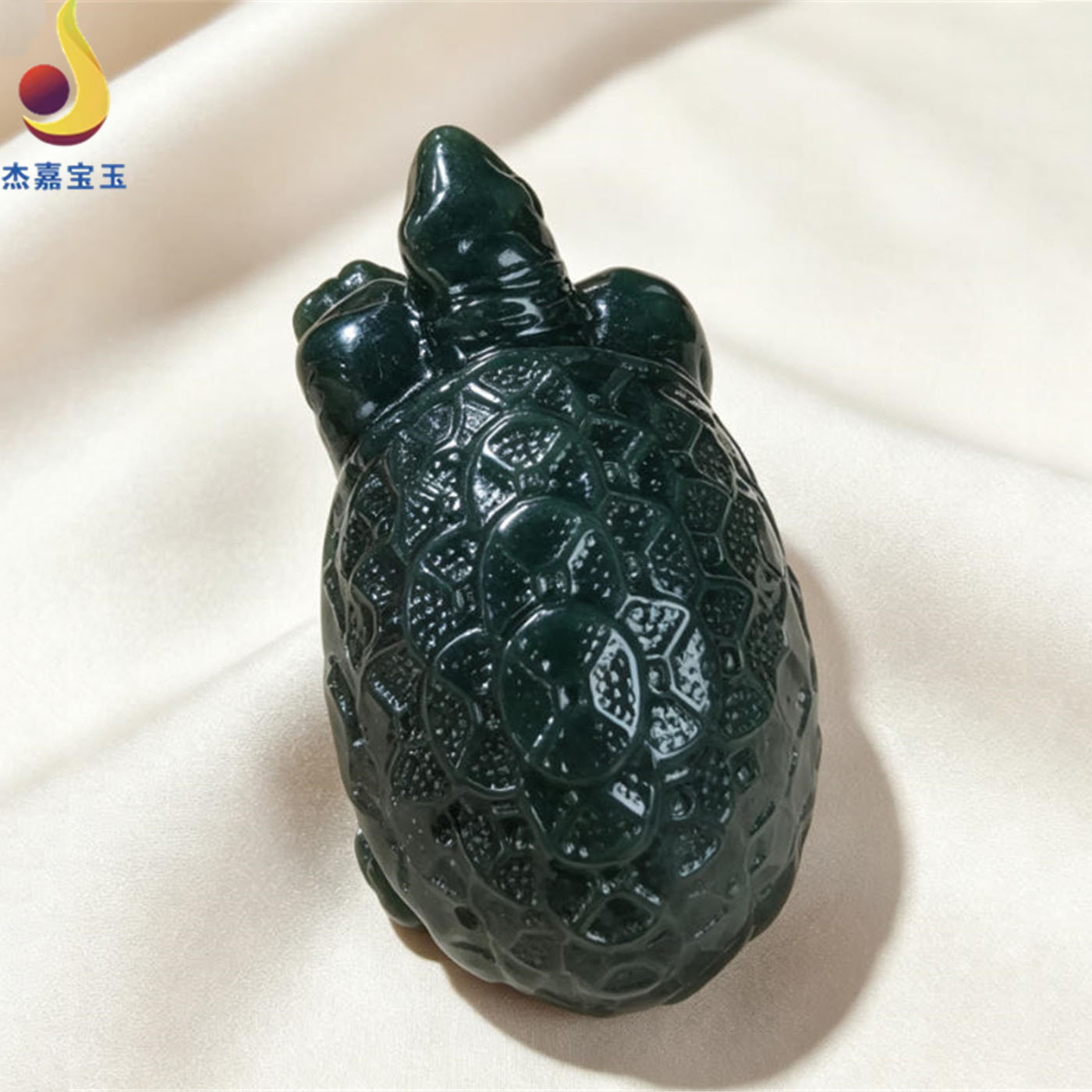 【长寿龟】手工制作天然玉石手把件立体小摆件茶宠男女款礼物证书