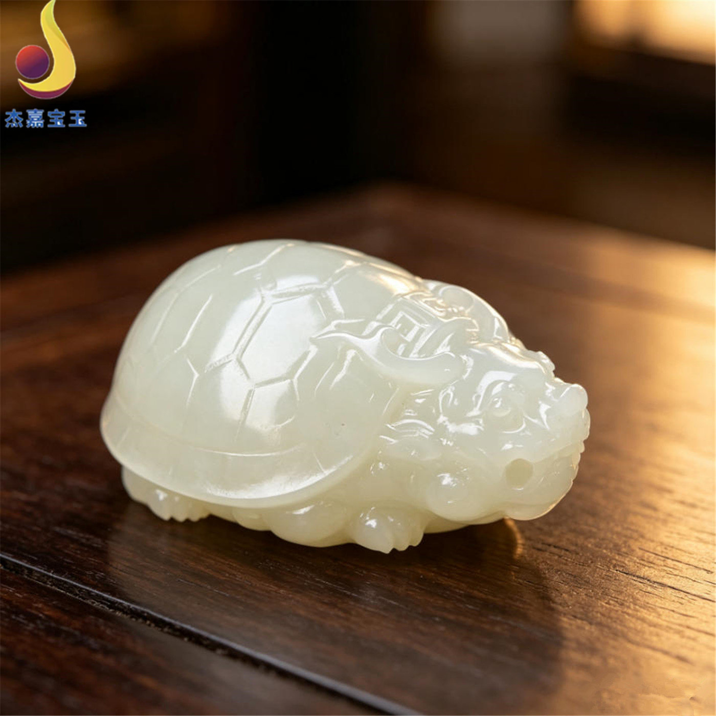 【长寿龟】手工制作玉石手把玩件男女士款龙龟手把件龙头龟带证书