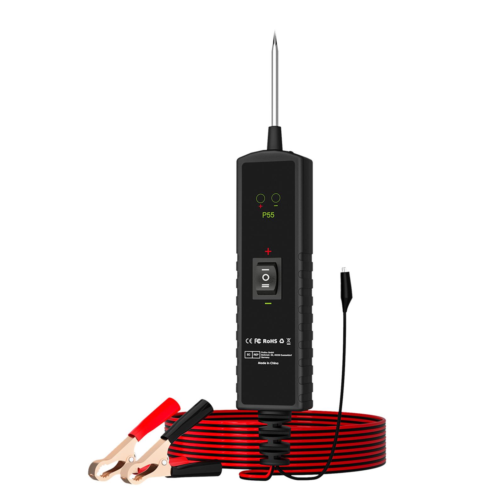 P55 Circuit Tester 探针汽车电路测试仪电气系统诊断 12-24V