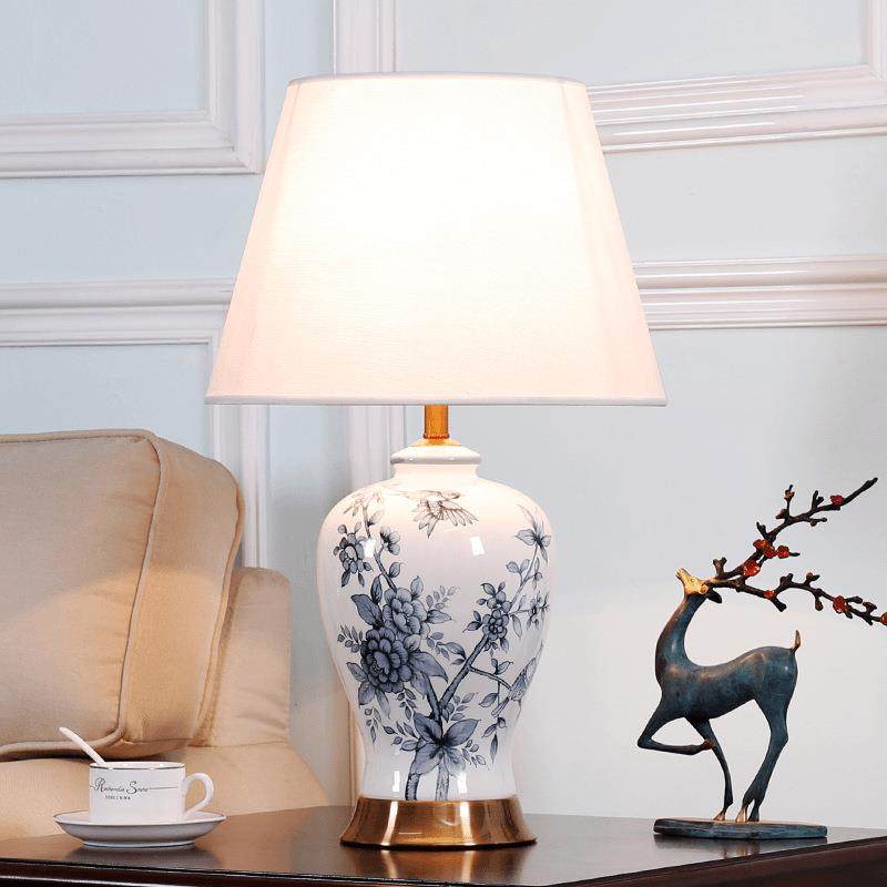 TC082新中式青花瓷台灯 适配电压220V