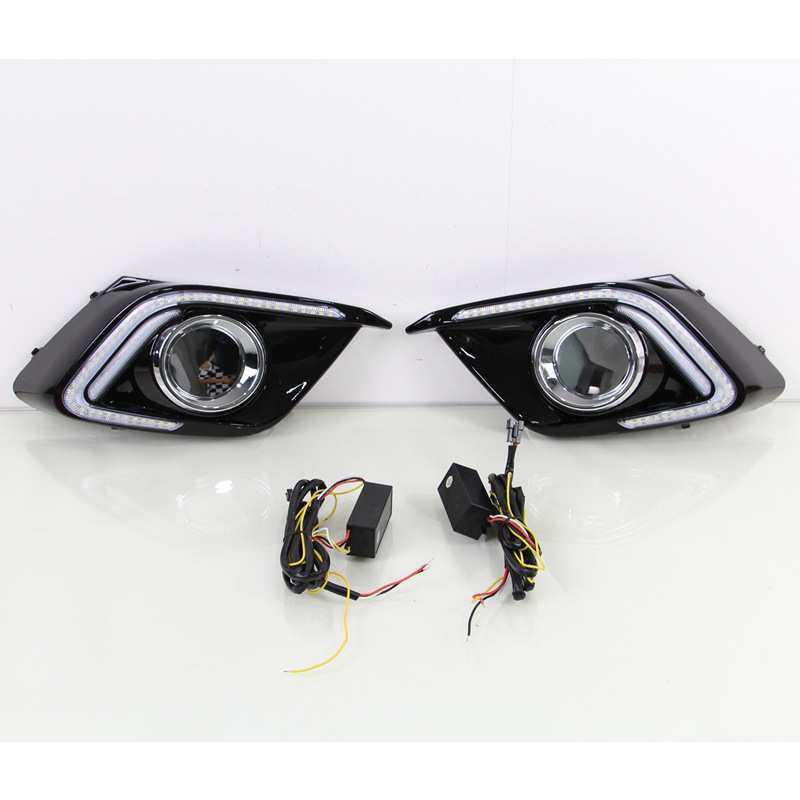 Mihaz适用于14-16款马自达3昂克赛拉日行灯汽车高亮专用L