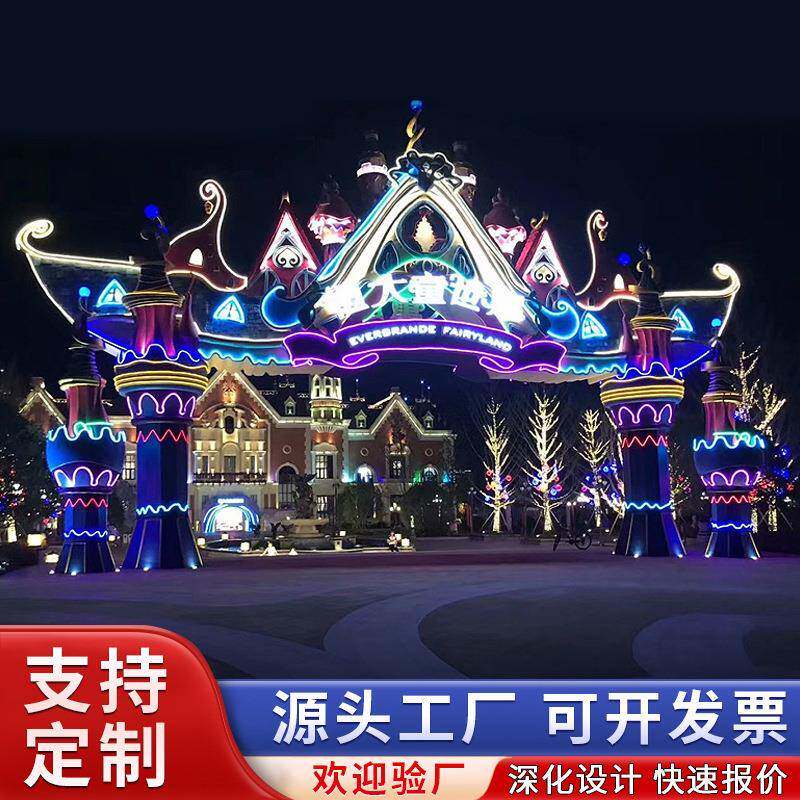 GRC门头雕塑景观艺术装置水泥雕像商场门店爬墙店铺招牌制作工厂