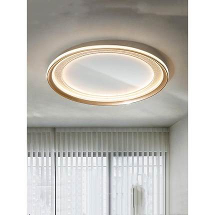 卧室吸顶灯创意简约现代led灯书房灯阳台轻奢大气圆形婚房