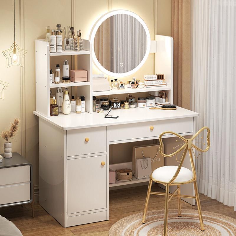化妆桌梳妆台卧室简现代约小户型化妆台梳妆桌卧室书桌梳妆台一体