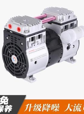 无油活塞真空泵KB-140V 小型负压大流量实验室抽气泵工业用高压泵