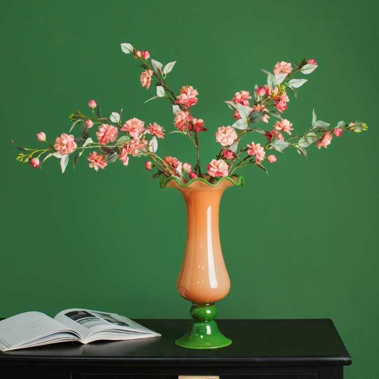 中古风手工琉璃花瓶干花餐桌家居简约高级感法式复古桌面摆件花器,模玩/动漫/周边/娃圈三坑/桌游,模型制作工具/辅料耗材,淘宝优惠券,粉丝福利购,淘宝优惠卷