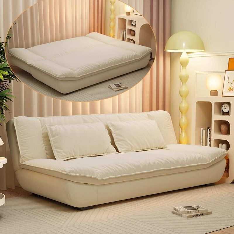 帆船布艺沙发床可折叠现代客厅小户型简约新款双人沙发床一体两用