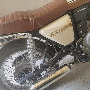 棍扶手后王欧尾翼 0适用后U型棍650 架护杠鑫源国40650尾版管复古