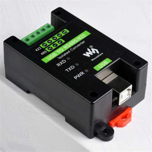 USB TO RS485/422工业级隔离型转换器多种保护电路可挂壁导轨安装