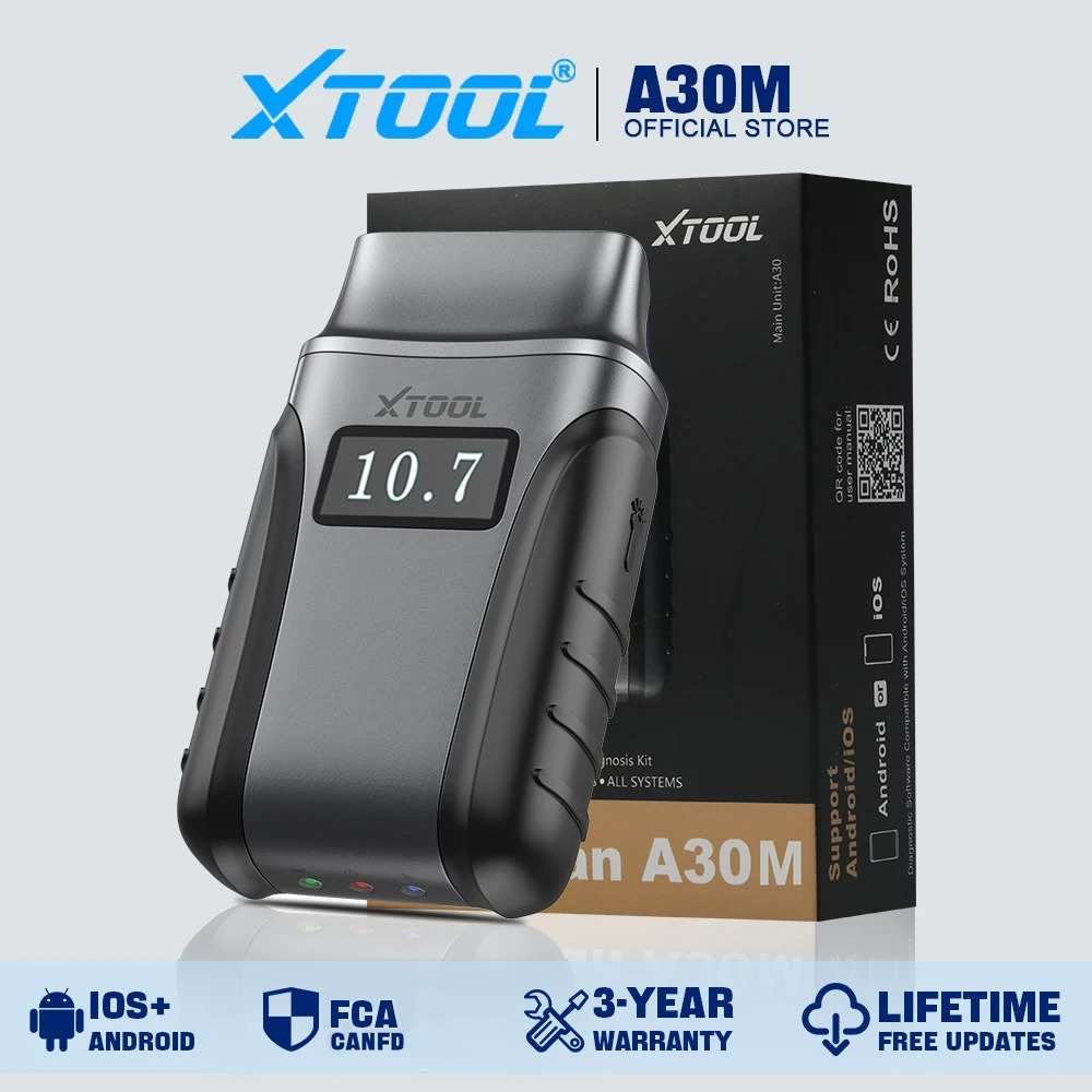 XTOOL A30M OBD2 Auto Diagnostic Tools With Andriods/IOS