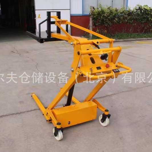 curved arm semi-electric pallet stacker 500kg lift 1.5m