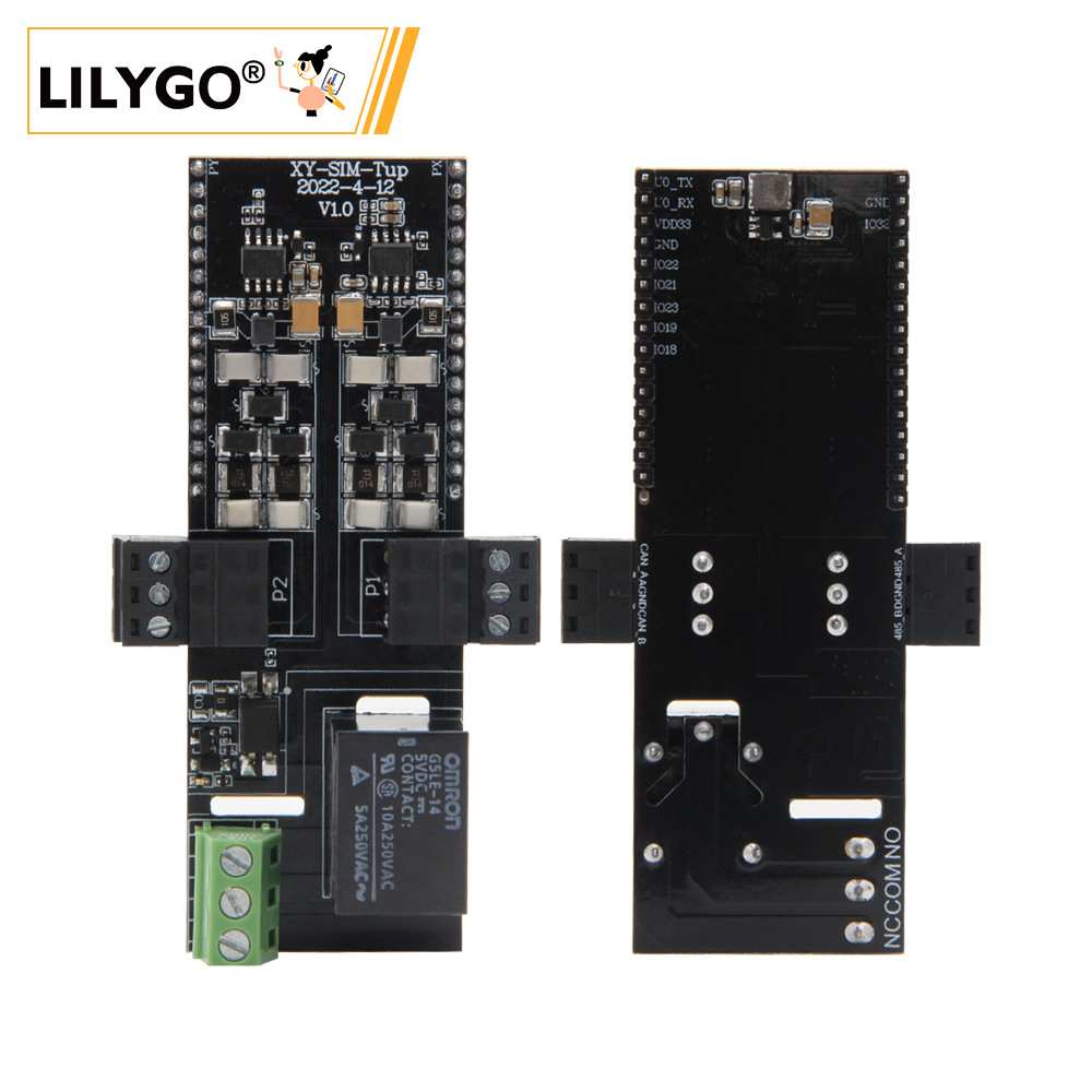 LILYGO T-SimHat CAN RS485继电器 5V 光耦合器隔离模块