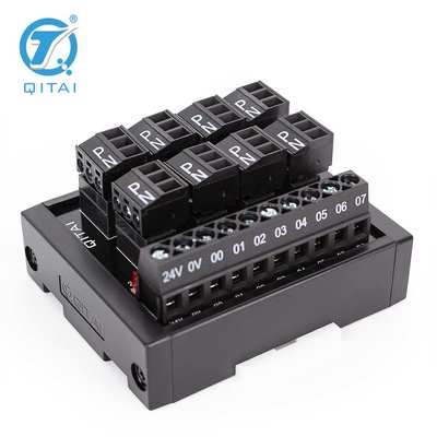 QMT081-P输入端子台终端信号连接3P输入连接器控制器弹片式端子台